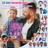 Calendrier de l'Avent K Pop De-mon H-Hunters Merch,KKPop H-Hunters Noël 2025 Avec Compte à Rebours de 24 Jours,K-POP Huntrix Fig