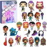 Calendrier de l'Avent K Pop De-mon H-Hunters Merch,KKPop H-Hunters Noël 2025 Avec Compte à Rebours de 24 Jours,K-POP Huntrix Fig
