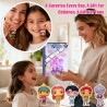 Calendrier de l'Avent K Pop De-mon H-Hunters Merch,KKPop H-Hunters Noël 2025 Avec Compte à Rebours de 24 Jours,K-POP Huntrix Fig