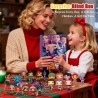 Calendrier de l'Avent K Pop De-mon H-Hunters Merch,KKPop H-Hunters Noël 2025 Avec Compte à Rebours de 24 Jours,K-POP Huntrix Fig