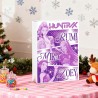 Calendrier de l'Avent K Pop De-mon H-Hunters Merch,KKPop H-Hunters Noël 2025 Avec Compte à Rebours de 24 Jours,K-POP Huntrix Fig