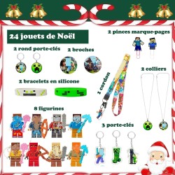 Calendriers de l'avent avec 24 Poupées Cadeaux,Calendrier de L'avent 2025 Enfant,Calendrier de l'avent Fille Garcon,Calendrier A