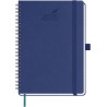 BEZEND Agenda 2026 Semainier A5 21 x 15,5 cm, janvier à décembre 2026 (12 mois) avec Spirale Couverture Souple en Cuir PU, Canne