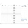 Exacompta - 296422E - Agenda semainier de bureau Consultations S spiralé Forever recyclé - 29,7 x 21 cm - Janvier à décembre 202