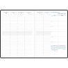 Exacompta - 297621E - Agenda semainier de bureau Consultations Volga - 21 x 29,7 cm - Décembre 2024 à décembre 2026 - Coloris no