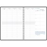 EXACOMPTA Agenda Semainier de bureau Consultations Napura W Carte Wire-o A4 Coloris Aléatoire