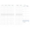 Exacompta - 29442E - Agenda semainier Consultations Barbara - 21 x 29,7 cm - Par 1/4 d'heure - Janvier à décembre 2026 - Coloris