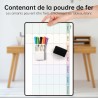 42x28 cm Calendrier Adhesif Tableau blanc Planning Mural, Planificateur Mensuel/Semainer effaçable parfait pour Planification de