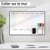 Calendrier Adhesif Tableau blanc Planning Mural, Planificateur Mensuel et Semainer effaçable parfait pour Planification des Tâch