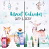 Accentra Calendrier de l'Avent Joyeuses Fêtes 2025 pour les filles avec 24 produits de bain, soins du corps et accessoires pour 