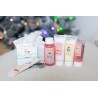 Accentra Calendrier de l'Avent Joyeuses Fêtes 2025 pour les filles avec 24 produits de bain, soins du corps et accessoires pour 