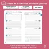 Agenda 2026: Agenda de Poche Semainier A6 Petit 16,4x9,6 cm Spirale, Planificateur Hebdomadaire D'Jan 2026 à Déc 2026(12 Mois) S