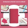 Agenda 2026: Agenda de Poche Semainier A6 Petit 16,4x9,6 cm Spirale, Planificateur Hebdomadaire D'Jan 2026 à Déc 2026(12 Mois) S