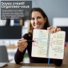 Agenda 2026: Agenda de Poche Semainier A6 Petit 16,4x9,6 cm Spirale, Planificateur Hebdomadaire D'Jan 2026 à Déc 2026(12 Mois) S