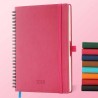 Agenda 2026: Agenda Semainier A5 Moyen 21,9x16,4 cm Spirale, Planificateur Hebdomadaire D'Jan 2026 à Déc 2026(12 Mois) Scolaire,