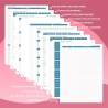 Agenda 2026: Agenda Semainier A5 Moyen 21,9x16,4 cm Spirale, Planificateur Hebdomadaire D'Jan 2026 à Déc 2026(12 Mois) Scolaire,