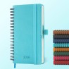 Agenda 2026: Agenda de Poche Semainier A6 Petit 16,4x9,6 cm Spirale, Planificateur Hebdomadaire D'Jan 2026 à Déc 2026(12 Mois) S