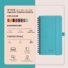 Agenda 2026: Agenda de Poche Semainier A6 Petit 16,4x9,6 cm Spirale, Planificateur Hebdomadaire D'Jan 2026 à Déc 2026(12 Mois) S