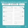 Agenda 2026: Agenda de Poche Semainier A6 Petit 16,4x9,6 cm Spirale, Planificateur Hebdomadaire D'Jan 2026 à Déc 2026(12 Mois) S