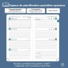 Agenda 2026: Agenda de Poche Semainier A6 Petit 16,4x9,6 cm Spirale, Planificateur Hebdomadaire D'Jan 2026 à Déc 2026(12 Mois) S