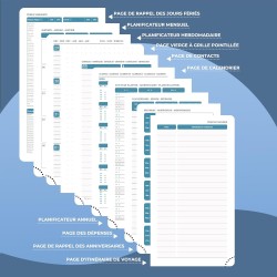 Agenda 2026: Agenda de Poche Semainier A6 Petit 16,4x9,6 cm Spirale, Planificateur Hebdomadaire D'Jan 2026 à Déc 2026(12 Mois) S