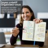 Agenda 2026: Agenda de Poche Semainier A6 Petit 16,4x9,6 cm Spirale, Planificateur Hebdomadaire D'Jan 2026 à Déc 2026(12 Mois) S