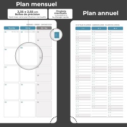 Agenda 2026: Agenda de Poche Semainier A6 Petit 16,4x9,6 cm Spirale, Planificateur Hebdomadaire D'Jan 2026 à Déc 2026(12 Mois) S