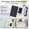 Agenda 2026: Agenda de Poche Semainier A6 Petit 16,4x9,6 cm Spirale, Planificateur Hebdomadaire D'Jan 2026 à Déc 2026(12 Mois) S