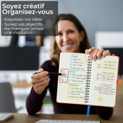 Agenda 2026: agenda de poche semainier a6 petit 16,4x9,6 cm spirale, planificateur hebdomadaire d'jan 2026 à déc 2026(12 mois) s