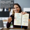Agenda 2026: agenda de poche semainier a6 petit 16,4x9,6 cm spirale, planificateur hebdomadaire d'jan 2026 à déc 2026(12 mois) s