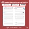 Agenda 2026: Agenda de Poche Semainier A6 Petit 16,4x9,6 cm Spirale, Planificateur Hebdomadaire D'Jan 2026 à Déc 2026(12 Mois) S