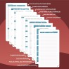 Agenda 2026: Agenda de Poche Semainier A6 Petit 16,4x9,6 cm Spirale, Planificateur Hebdomadaire D'Jan 2026 à Déc 2026(12 Mois) S