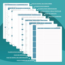 Agenda 2026: Agenda Semainier A5 Moyen 21,9x16,4 cm Spirale, Planificateur Hebdomadaire D'Jan 2026 à Déc 2026(12 Mois) Scolaire,
