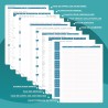 Agenda 2026: Agenda Semainier A5 Moyen 21,9x16,4 cm Spirale, Planificateur Hebdomadaire D'Jan 2026 à Déc 2026(12 Mois) Scolaire,