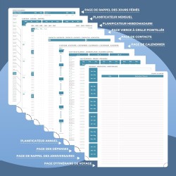 Agenda 2026: Agenda Semainier A5 Moyen 21,9x16,4 cm Spirale, Planificateur Hebdomadaire D'Jan 2026 à Déc 2026(12 Mois) Scolaire,