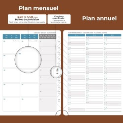 Agenda 2026: Agenda Semainier A5 Moyen 21,9x16,4 cm Spirale, Planificateur Hebdomadaire D'Jan 2026 à Déc 2026(12 Mois) Scolaire,