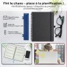 Agenda 2026: Agenda Semainier A5 Moyen 21,9x16,4 cm Spirale, Planificateur Hebdomadaire D'Jan 2026 à Déc 2026(12 Mois) Scolaire,