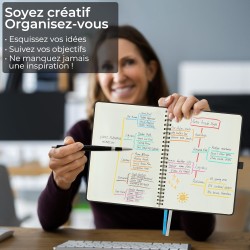 Agenda 2026: Agenda Semainier A5 Moyen 21,9x16,4 cm Spirale, Planificateur Hebdomadaire D'Jan 2026 à Déc 2026(12 Mois) Scolaire,