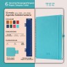 Agenda 2026: Agenda Semainier A4 Grande 29x21,7 cm Spirale, Planificateur Hebdomadaire D'Jan 2026 à Déc 2026(12 Mois) Scolaire, 