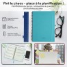 Agenda 2026: Agenda Semainier A4 Grande 29x21,7 cm Spirale, Planificateur Hebdomadaire D'Jan 2026 à Déc 2026(12 Mois) Scolaire, 