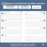 Agenda 2026: Agenda Semainier A4 Grande 29x21,7 cm Spirale, Planificateur Hebdomadaire D'Jan 2026 à Déc 2026(12 Mois) Scolaire, 