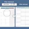 Agenda 2026: Agenda Semainier A4 Grande 29x21,7 cm Spirale, Planificateur Hebdomadaire D'Jan 2026 à Déc 2026(12 Mois) Scolaire, 