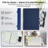 Agenda 2026: Agenda Semainier A4 Grande 29x21,7 cm Spirale, Planificateur Hebdomadaire D'Jan 2026 à Déc 2026(12 Mois) Scolaire, 