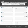 Agenda 2026: Agenda Semainier A4 Grande 29x21,7 cm Spirale, Planificateur Hebdomadaire D'Jan 2026 à Déc 2026(12 Mois) Scolaire, 