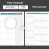 Agenda 2026: Agenda Semainier A4 Grande 29x21,7 cm Spirale, Planificateur Hebdomadaire D'Jan 2026 à Déc 2026(12 Mois) Scolaire, 