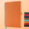 Agenda 2026: agenda semainier a4 grande 29x21,7 cm spirale, planificateur hebdomadaire d'jan 2026 à déc 2026(12 mois) scolaire, 