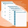 Agenda 2026: agenda semainier a4 grande 29x21,7 cm spirale, planificateur hebdomadaire d'jan 2026 à déc 2026(12 mois) scolaire, 