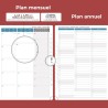Agenda 2026: Agenda Semainier A4 Grande 29x21,7 cm Spirale, Planificateur Hebdomadaire D'Jan 2026 à Déc 2026(12 Mois) Scolaire, 