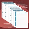 Agenda 2026: Agenda Semainier A4 Grande 29x21,7 cm Spirale, Planificateur Hebdomadaire D'Jan 2026 à Déc 2026(12 Mois) Scolaire, 