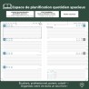 Agenda 2026: Agenda Semainier A4 Grande 29x21,7 cm Spirale, Planificateur Hebdomadaire D'Jan 2026 à Déc 2026(12 Mois) Scolaire, 